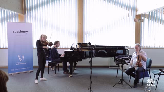 Violin Music - BARTOK, B. / BRAHMS, J. (Masterclass with Andras Keller) (Keller, Lariviere, Belle Ting, Goicea, Kralik)