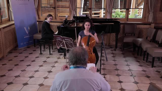 BEETHOVEN, L. van: Cello Sonata No. 3: I. Allegro ma non tanto (Masterclass with Andras Keller) (Keller, Akta, Stychkina)