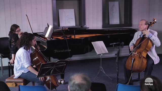 BEETHOVEN, L. van: Cello Sonata No. 3: I. Allegro ma non tanto (Masterclass with Miklos Perenyi) (Perenyi, Akta, Stychkina)