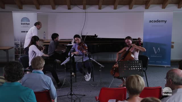 STRAUSS, R.: Piano Quartet, Op. 13: I. Allegro (Masterclass with Gabor Takacs-Nagy) (SongHa Choi, Bak, Haga, Mao Fujita)