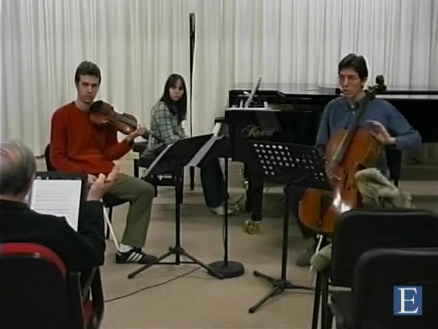 BEETHOVEN, L. van: Piano Trio No. 3: I. Allegro con brio (Part 1) (Masterclass with Menahem Pressler) (Trio Concordiae)