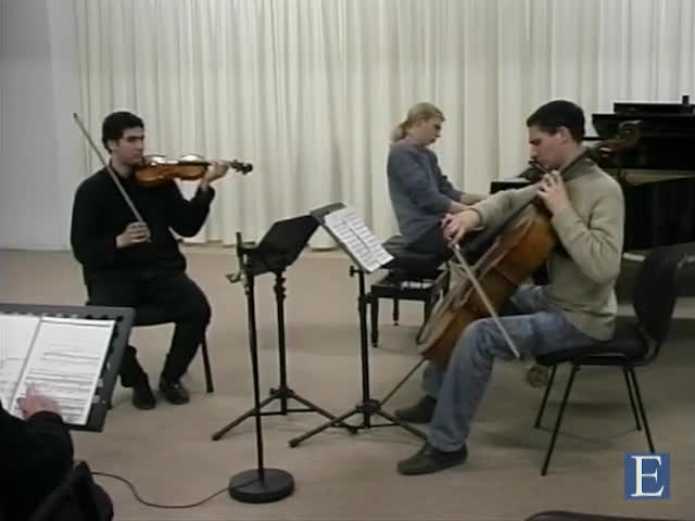 TCHAIKOVSKY, P.I.: Piano Trio, Op. 50: I. Pezzo elegiaco (Part I) (Masterclass with Menahem Pressler) (Trio Cervantes)