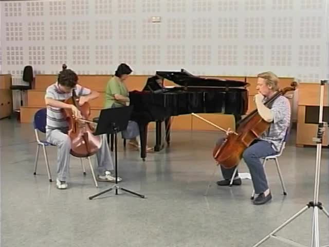 BRAHMS, J.: Cello Sonata No. 2: I. Allegro vivace (Masterclass with Frans Helmerson) (Vardai, Llorente)