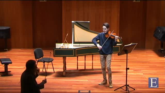 BACH, J.S.: Violin Partita No. 1: I. Allemande (Masterclass with Marco Rizzi) (Comesana Barrera)