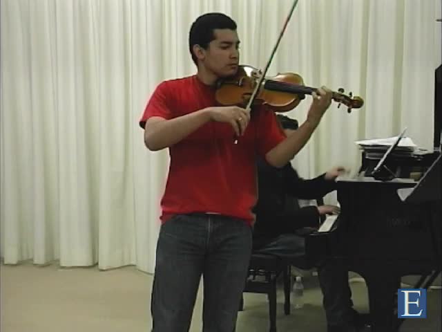 BEETHOVEN, L. van: Violin Sonata No. 4: I. Presto (Masterclass with Joseph Silverstein) (Gonzalez Suarez, Gifford)