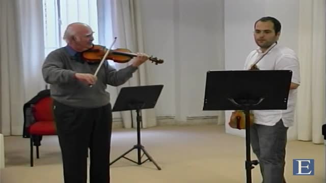 BACH, J. S.: Violin Sonata No. 1, BWV 1001: I. Adagio (Masterclass with Joseph Silverstein) (Rascon)