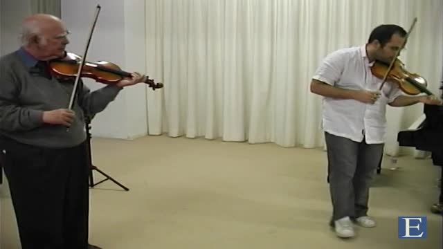 BACH, J. S.: Violin Sonata No. 1, BWV 1001: II. Fuga (Masterclass with Joseph Silverstein) (Rascon)