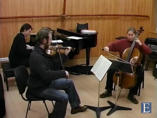 BEETHOVEN, L.: Piano Trio No. 5: I. Allegro vivace e con brio (Masterclass with Bruno Canino) (Scherer Quesada, Ujhazy, Zukowski)