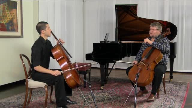 BACH, J.S.: Cello Suite No. 1, BWV 1007: II. Allemande (Masterclass with Dmitry Yablonsky) (Meltzer)