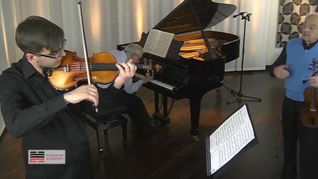 MOZART, W.A.: Violin Sonata No. 21, K. 304 (Masterclass with Gyorgy Pauk) (Cardaropoli, Sittig)